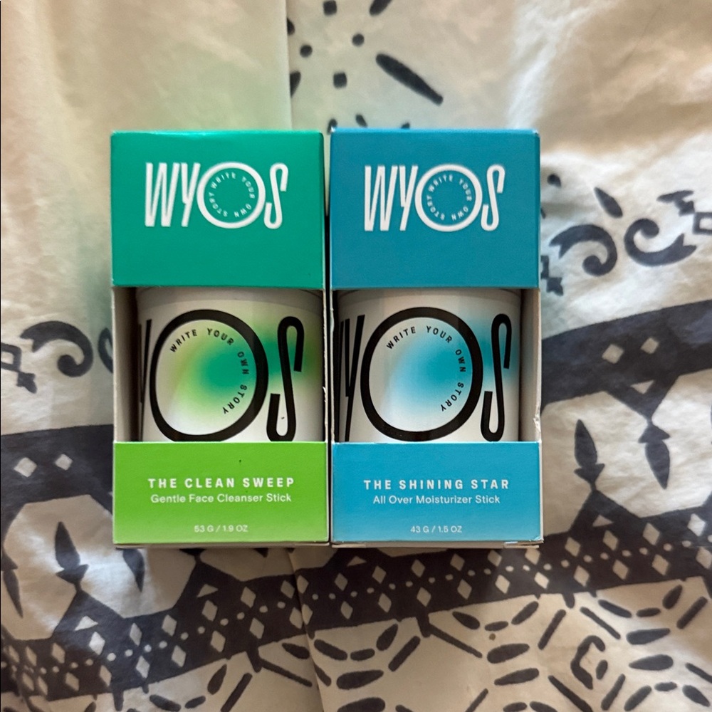 WYOS Cleanser and Moisturizer Stick Set